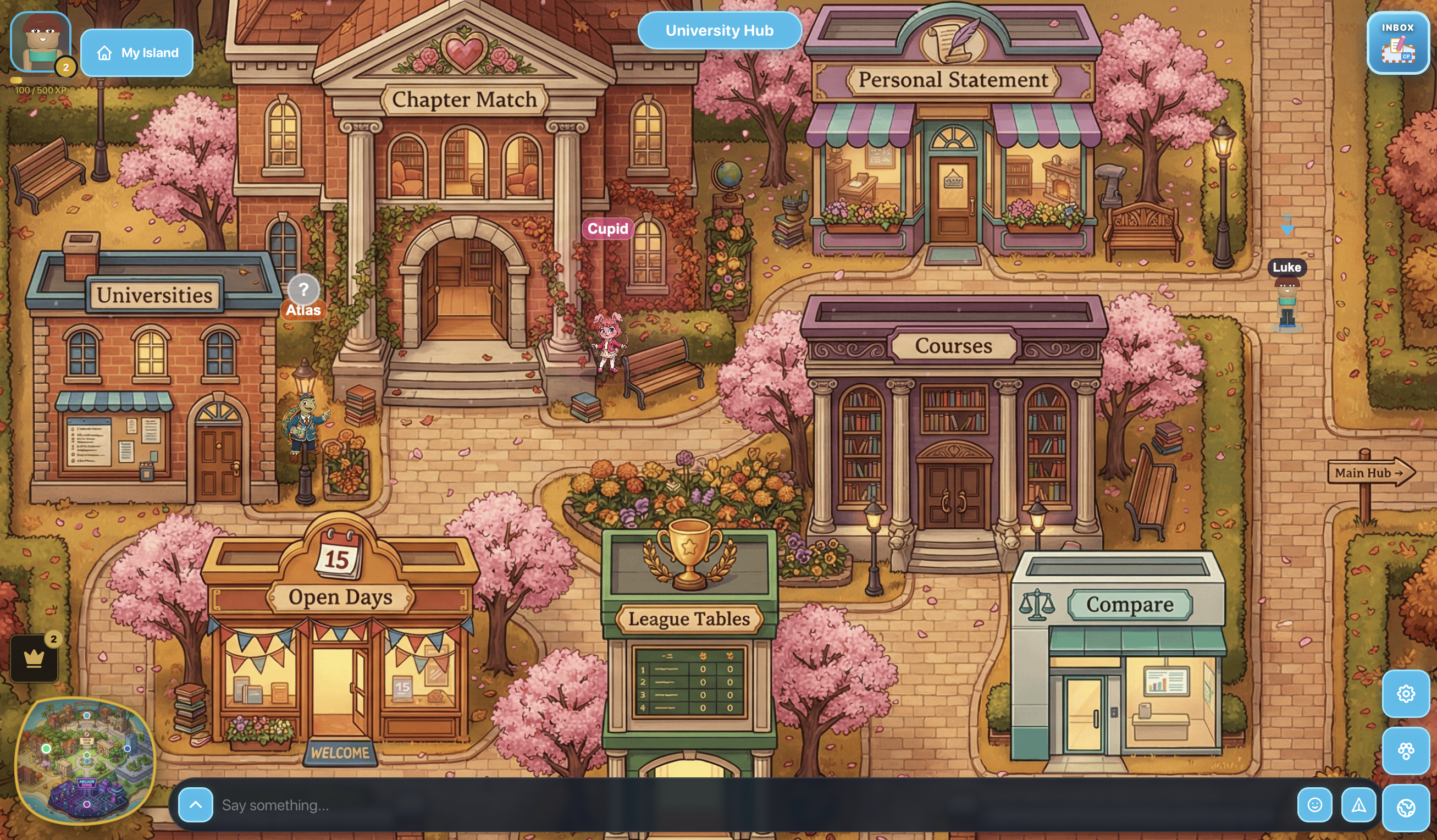 Chapter game — University Village